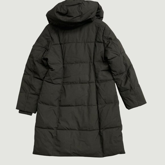 NEW Calvin Klein Women's L Black Puffer Coat With Hood Full Zip - Picture 6 of 16